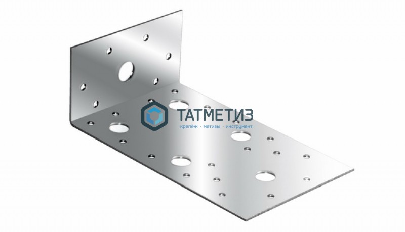 Крепежный уголок ассиметричный KUAS 130x50x65 (50 шт/уп) -  магазин «ТАТМЕТИЗ»