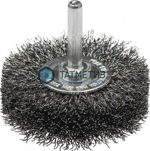 Щетка для дрели дисковая  30 мм, гофрированная, № 471 ПрофОснастка Эксперт -  магазин «ТАТМЕТИЗ»
