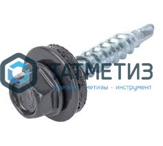 Саморез окраш.кров. 4,8х29 /7024/ (300 шт/уп) КК -  магазин крепежа «ТАТМЕТИЗ»