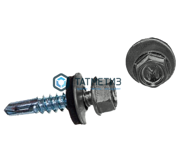 Саморез окраш.кров. 5,5х25 /7035/ DAXMER (250 шт/уп) -  магазин крепежа «ТАТМЕТИЗ»