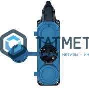 Колодка удлинителя 3-м с/з каучук СИНЯЯ 16А IP44 TOKOV ELECTRIC -  магазин крепежа «ТАТМЕТИЗ»