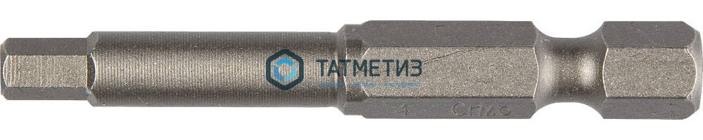Бита HEX  5- 50, магнит, S2 "Quadro Torsion" (10 шт/уп) -  магазин «ТАТМЕТИЗ»