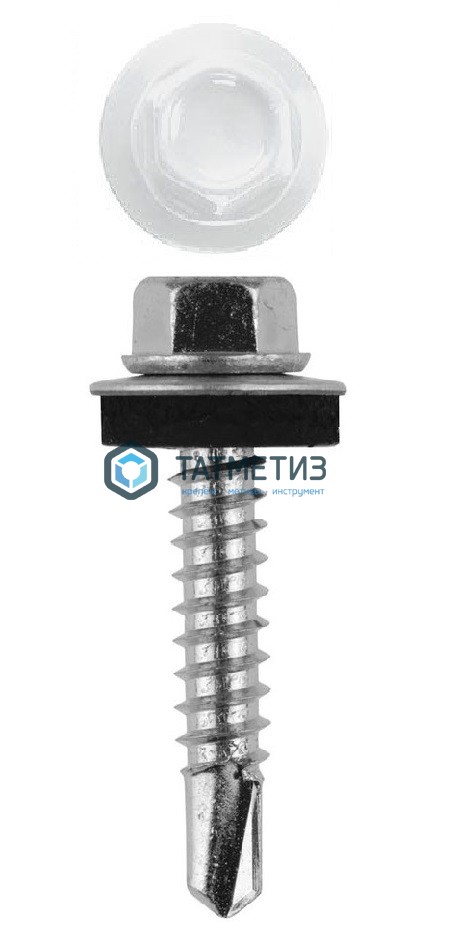 Саморез окраш.кров. 5,5х32 /9003/ DAXMER M (10х250) | «ТАТМЕТИЗ» Саморез окраш.кров. 5,5х32 /9003/ DAXMER M (10х250) - магазин «ТАТМЕТИЗ»