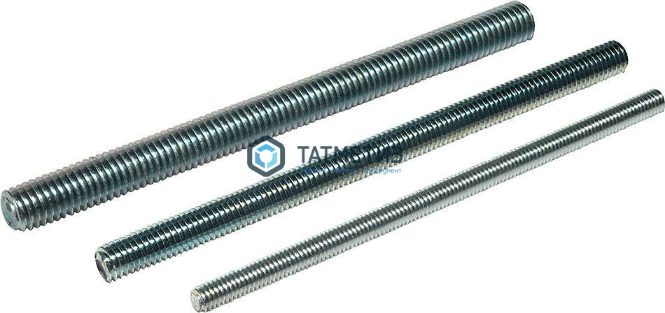 Шпилька резьбовая оц М10х3000 |  «ТАТМЕТИЗ» Шпилька резьбовая оц М10х3000 -  магазин крепежа «ТАТМЕТИЗ»