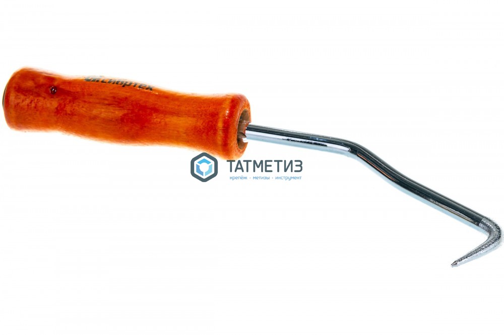 Крюк для вязки арматуры, 210 мм, деревянная рукоятка// Сибртех -  магазин крепежа  «ТАТМЕТИЗ»
