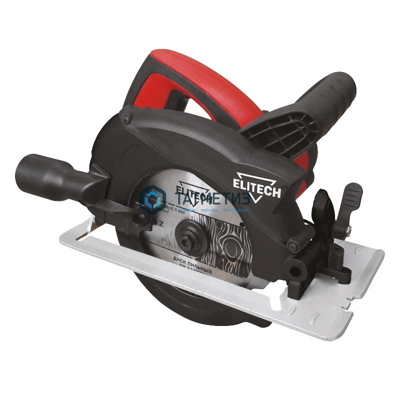 Пила дисковая 160 мм, гл.пр.53 мм, 1300 Вт, 4500об/мин, ELITECH ПД 1355П -  магазин крепежа «ТАТМЕТИЗ»