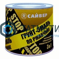 Грунт-эмаль по ржавчине ХВ 3 в 1 Сайвер СИНЯЯ 0,8 кг-./6 -  магазин «ТАТМЕТИЗ»