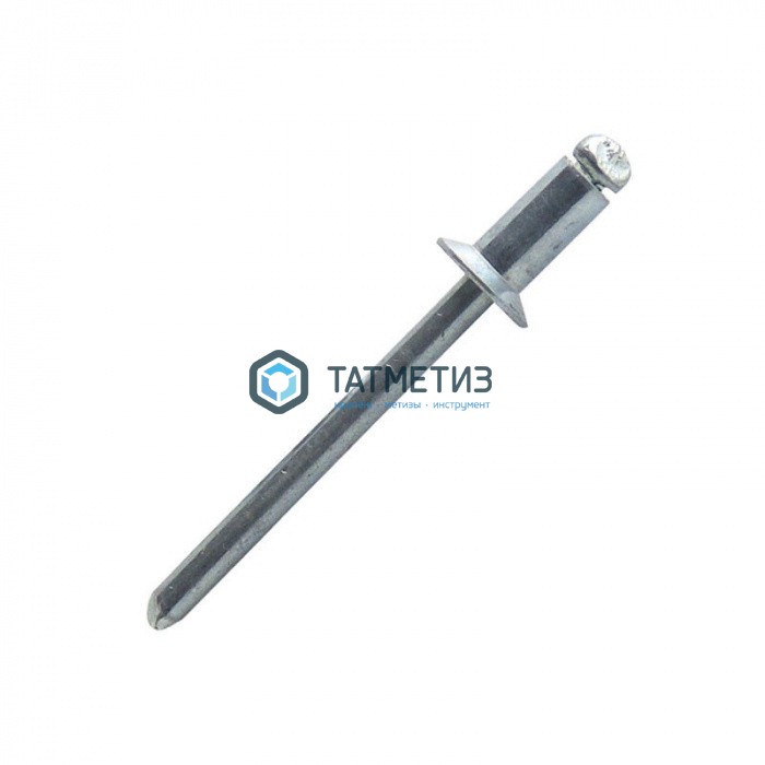Заклепки потайные вытяжные алюм/сталь 4,8х30 |  «ТАТМЕТИЗ» Заклепки потайные вытяжные алюм/сталь 4,8х30 -  магазин «ТАТМЕТИЗ»