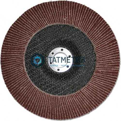 Круг лепестковый торцевой 125 х 22мм, Р100 КЛТ Blueshark № 608 -  магазин «ТАТМЕТИЗ»