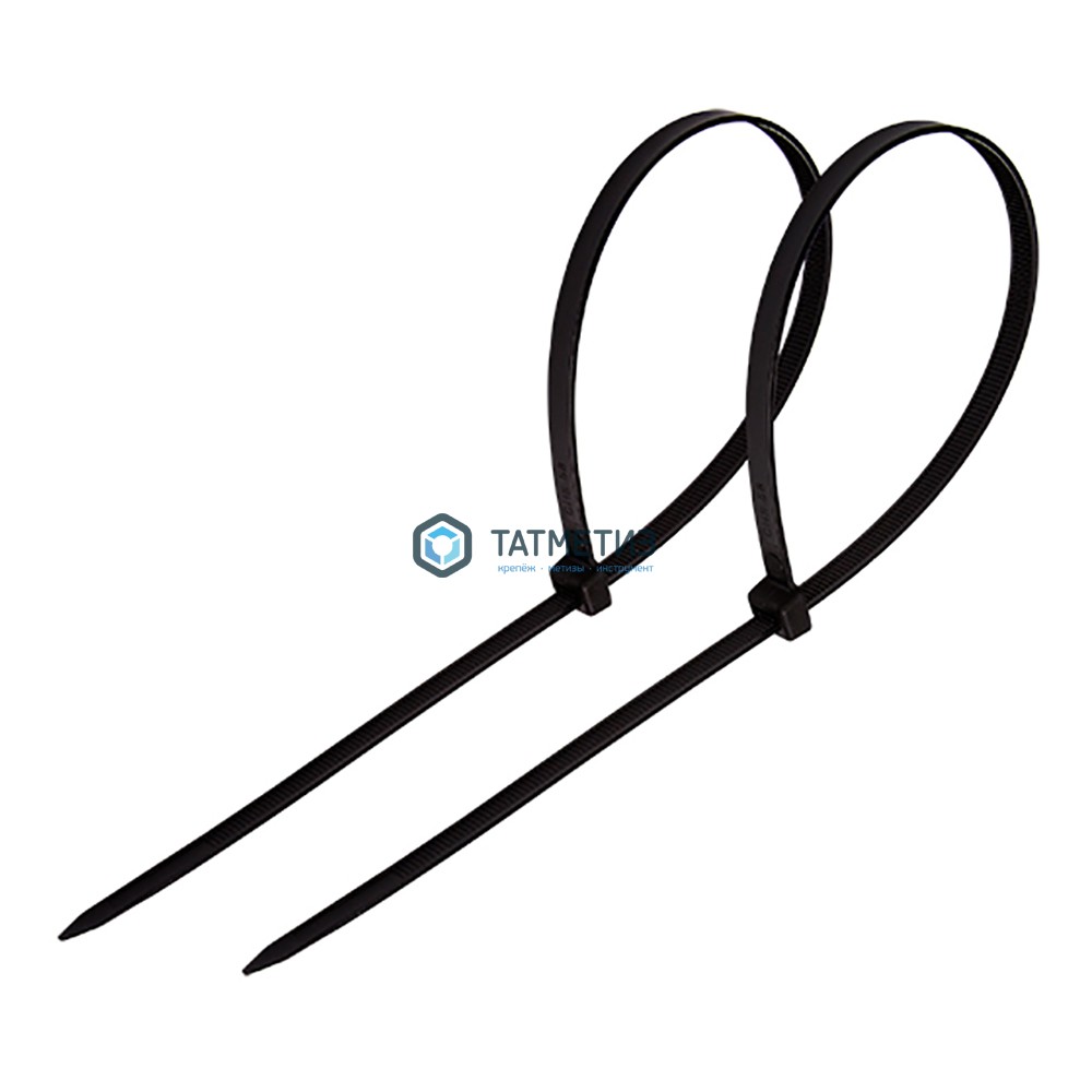 Хомут-стяжка нейлон  400 х 4,8  (100)  REXANT черный -  магазин «ТАТМЕТИЗ»