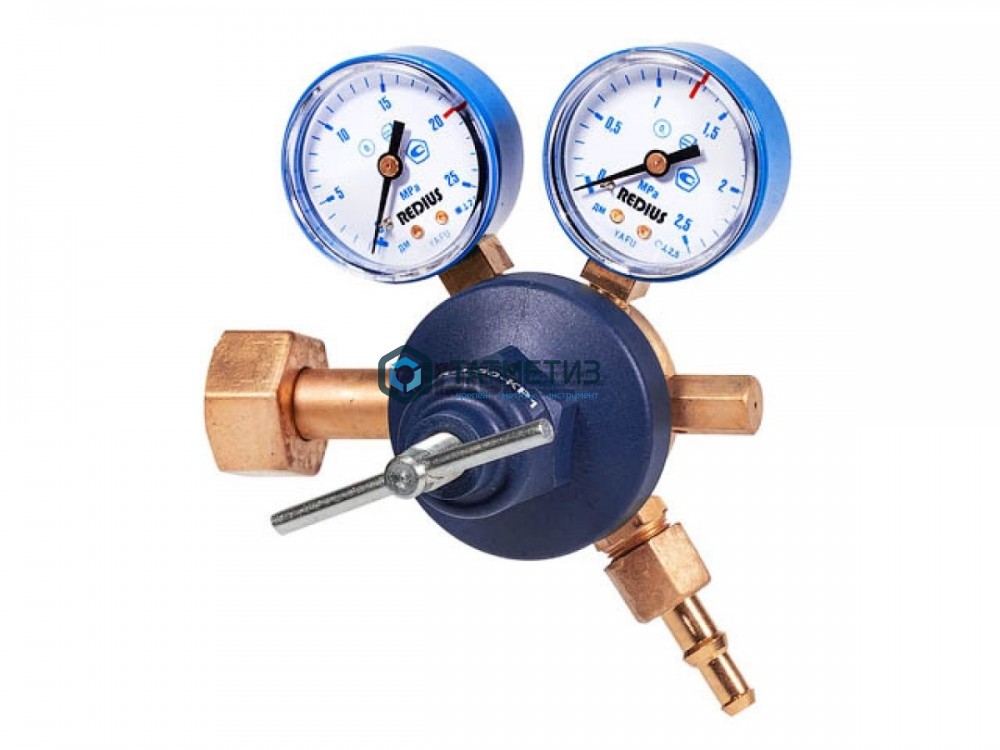 Редуктор кислородный БКО-50-12,5  (давл. 20/1,25 МПа; 50 м3/ч; ф9 мм) -  магазин «ТАТМЕТИЗ»