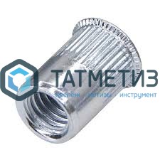 Заклепка резьбовая плоский уменьшенный фланец М 6 L=14 (0,5-2,5) мм  NX -  магазин «ТАТМЕТИЗ»
