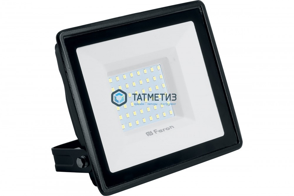 Прожектор светодиодный ДО-50w 6400К 4750Лм IP65 черный FERON -  магазин «ТАТМЕТИЗ»