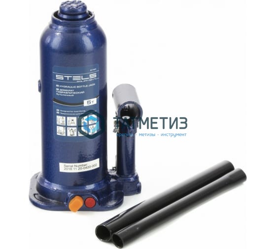 Домкрат гидравлический бутылочный, 5 т, h подъема 207-404 мм, в пласт. кейсе// Stels -  магазин крепежа  «ТАТМЕТИЗ»