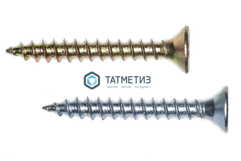 Шурупы унив. 5,0x 90  (1600 шт/уп) Z БЕЛЫЙ ЦИНК -  магазин «ТАТМЕТИЗ»