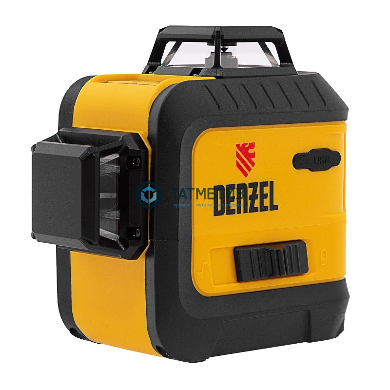 Уровень лазерный 300 мм, мультипризм, LXI 360-3, 520 нм, 2800 mAh, 1/4 // Denzel |  «ТАТМЕТИЗ» Уровень лазерный 300 мм, мультипризм, LXI 360-3, 520 нм, 2800 mAh, 1/4 // Denzel -  магазин крепежа «ТАТМЕТИЗ»