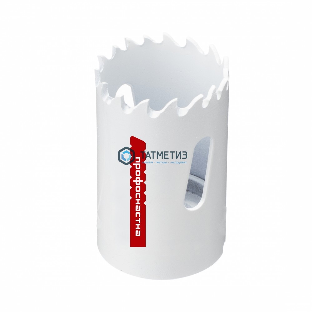 Коронка по металлу   16мм, биметал., до 38мм, мелкий зуб 10 TPI №303 HSSE M42 Co8% ПрофОснастка -  магазин крепежа «ТАТМЕТИЗ»