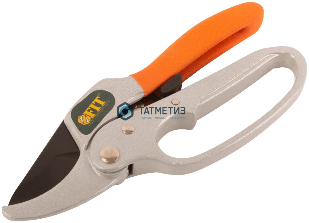 Секатор, 200 мм, "Профи" храп.механизм,алюм.корпус, FIT -  магазин крепежа «ТАТМЕТИЗ»