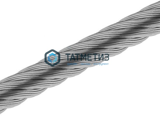 Трос мягкий  ART 8382 7х19 DIN3060 А2 нержавейка   4мм (100 м/бух) |  «ТАТМЕТИЗ» Трос мягкий  ART 8382 7х19 DIN3060 А2 нержавейка   4мм (100 м/бух) -  магазин крепежа «ТАТМЕТИЗ»