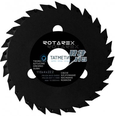 Диск Rotarex пильный R3/125 Блистер -  магазин крепежа  «ТАТМЕТИЗ»