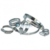 Хомут червячный   40-60 мм-10 мм NOVA -  магазин крепежа «ТАТМЕТИЗ»