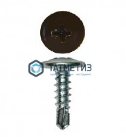 Саморез п/ш сверло 4,2x16  RAL 8017 |  «ТАТМЕТИЗ» Саморез п/ш сверло 4,2x16  RAL 8017 -  магазин крепежа «ТАТМЕТИЗ»