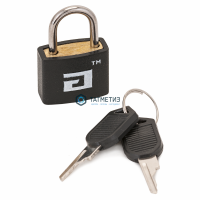 Замок навесной АЛЛЮР ВС1Л-20 ЧЁРНЫЙ d=2,8мм для чемоданов -  магазин крепежа «ТАТМЕТИЗ»