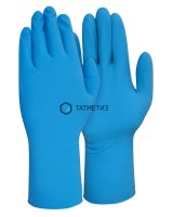 Перчатки резиновые ЭКСПЕРТ УЛЬТРА синие  р. 8 (M) -  магазин крепежа «ТАТМЕТИЗ»