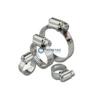 Хомут червячный    8-12мм (100 шт/уп) -  магазин крепежа «ТАТМЕТИЗ»