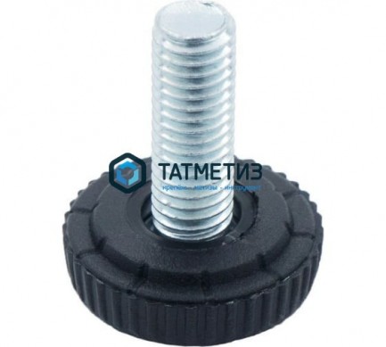 Опора резьбовая регулируемая D25, М8 х 20 мм |  «ТАТМЕТИЗ» Опора резьбовая регулируемая D25, М8 х 20 мм -  магазин крепежа «ТАТМЕТИЗ»