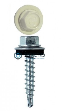 Саморез окраш.кров. 4,8х29 /1015/  МК / HAUPT |  «ТАТМЕТИЗ» Саморез окраш.кров. 4,8х29 /1015/  МК / HAUPT -  магазин крепежа «ТАТМЕТИЗ»