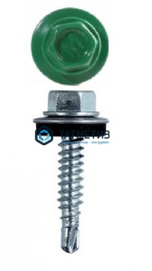 Саморез окраш.кров. 5,5х38 /6029/ |  «ТАТМЕТИЗ» Саморез окраш.кров. 5,5х38 /6029/ -  магазин крепежа «ТАТМЕТИЗ»