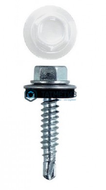 Саморез окраш.кров. 5,5х25 /9003/ (250 шт/уп)  КК |  «ТАТМЕТИЗ» Саморез окраш.кров. 5,5х25 /9003/ (250 шт/уп)  КК -  магазин крепежа «ТАТМЕТИЗ»