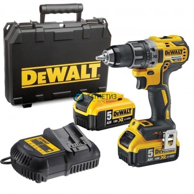 Аккумуляторная бесщеточная дрель-шуруповерт Dewalt DCD791P2 -  магазин крепежа «ТАТМЕТИЗ»