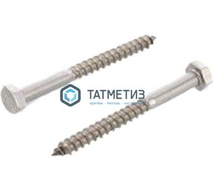 Шуруп по дереву DIN 571 А2  8х40 |  «ТАТМЕТИЗ» Шуруп по дереву DIN 571 А2  8х40 -  магазин крепежа «ТАТМЕТИЗ»