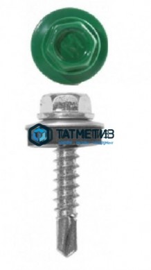 Саморез окраш.кров. 4,8х29 /6029/ DAXMER MS (10х250) |  «ТАТМЕТИЗ» Саморез окраш.кров. 4,8х29 /6029/ DAXMER MS (10х250) -  магазин крепежа «ТАТМЕТИЗ»