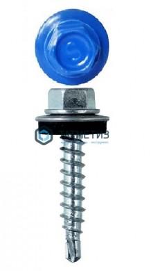Саморез окраш.кров. 4,8х29 /5005/ ярко-синий |  «ТАТМЕТИЗ» Саморез окраш.кров. 4,8х29 /5005/ ярко-синий -  магазин крепежа «ТАТМЕТИЗ»