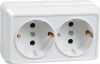 Розетка 2-м ОП Октава 16А РС22-3-ОБ с заземл. IP20 бел. ИЭК ERO21-K01-16-DC -  магазин крепежа «ТАТМЕТИЗ»