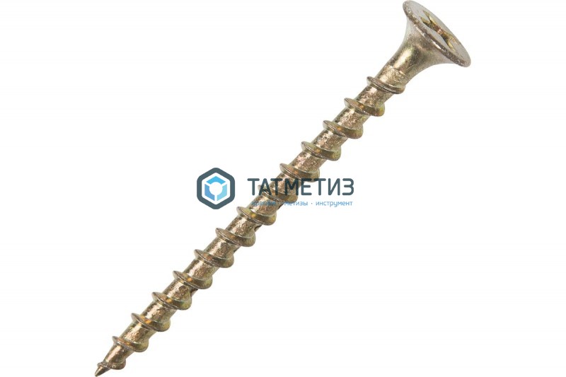 Саморезы потай по дереву желтые, PH2  4,2х90 (уп 15 кг / 2 350 шт)* PREMIUM Саморезы потай по дереву желтые, PH2  4,2х90 (уп 15 кг / 2 350 шт)* PREMIUM