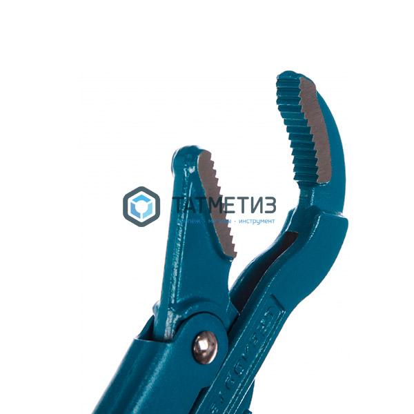 Ключ трубный рычажный, 405х37мм, с изогнутыми губками,// СИБРТЕХ синий -  магазин крепежа  «ТАТМЕТИЗ»