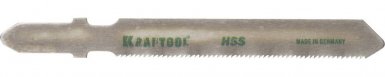 Пилки KRAFTOOL T118G, для эл/лобзика, HSS, по металлу (0,5-1,5мм), EU-хвост., шаг 0,9мм, 55мм, 2шт -  магазин крепежа  «ТАТМЕТИЗ»