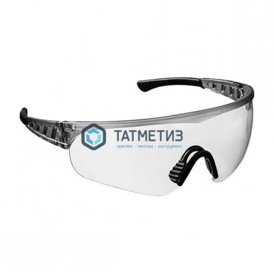 Очки защитные открытого типа, Прозрачные мягкие двухкомпонентные дужки STAYER HERCULES -  магазин «ТАТМЕТИЗ»