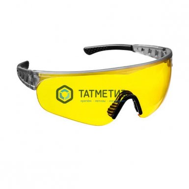 Очки защитные открытого типа, Желтые мягкие двухкомпонентные дужки STAYER HERCULES -  магазин крепежа  «ТАТМЕТИЗ»