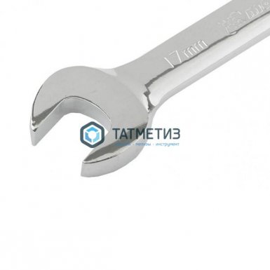 Ключ комбинированный трещоточный, 17мм, CrV, зеркальный хром// MATRIX PROFESSIONAL -  магазин крепежа  «ТАТМЕТИЗ»