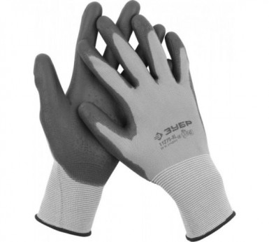 Перчатки ЗУБР "МАСТЕР" для точных работ с полиуретановым покрытием, размер XL (10) -  магазин крепежа  «ТАТМЕТИЗ»
