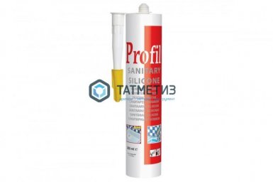 Герметик силиконовый Profil санитарный белый 280 мл / 15 -  магазин крепежа  «ТАТМЕТИЗ»