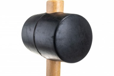 Киянка резиновая 910 г, черная резина, деревянная ручка// SPARTA -  магазин крепежа  «ТАТМЕТИЗ»