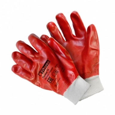 Перчатки полиэстер с хлопком с ПВХ покрытием, полный облив, Fiberon, 10 (XL), 120/12 -  магазин крепежа  «ТАТМЕТИЗ»