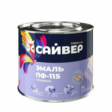 Эмаль ПФ-115  ГОЛУБАЯ  1,8 кг-. /6 Сайвер -  магазин «ТАТМЕТИЗ»