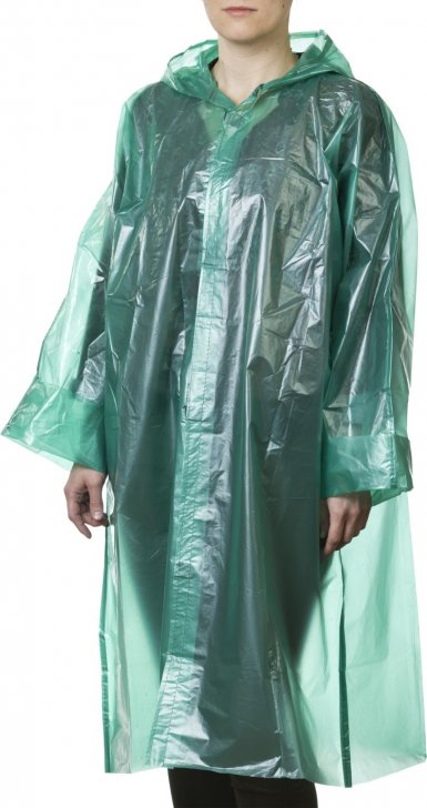 Плащ-дождевик STAYER 11610, полиэтиленовый, зеленый цвет, универсальный размер S-XL -  магазин крепежа  «ТАТМЕТИЗ»